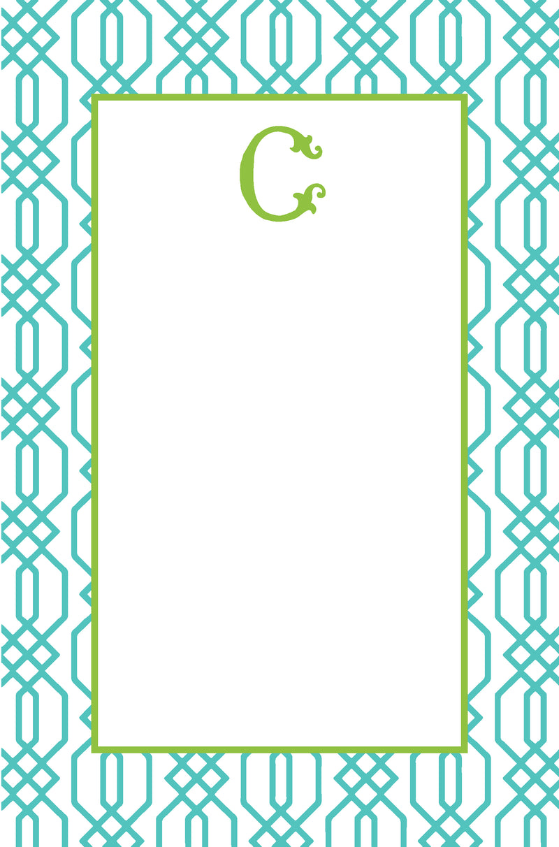 Turquoise & Lime Notepads