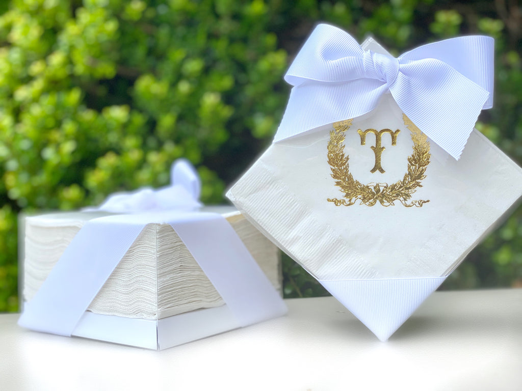Savannah Wreath Cocktail Napkins