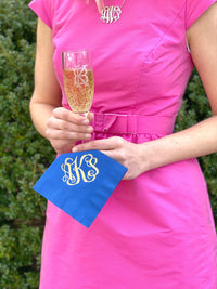 Monogrammed Cocktail Napkins