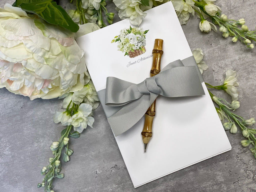 Rattan Botanical Notepad