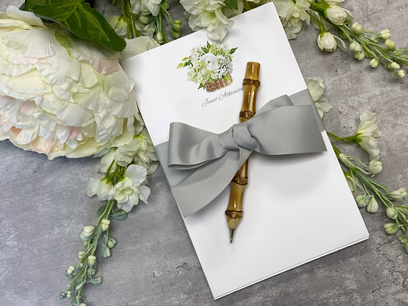 Rattan Botanical Notepad