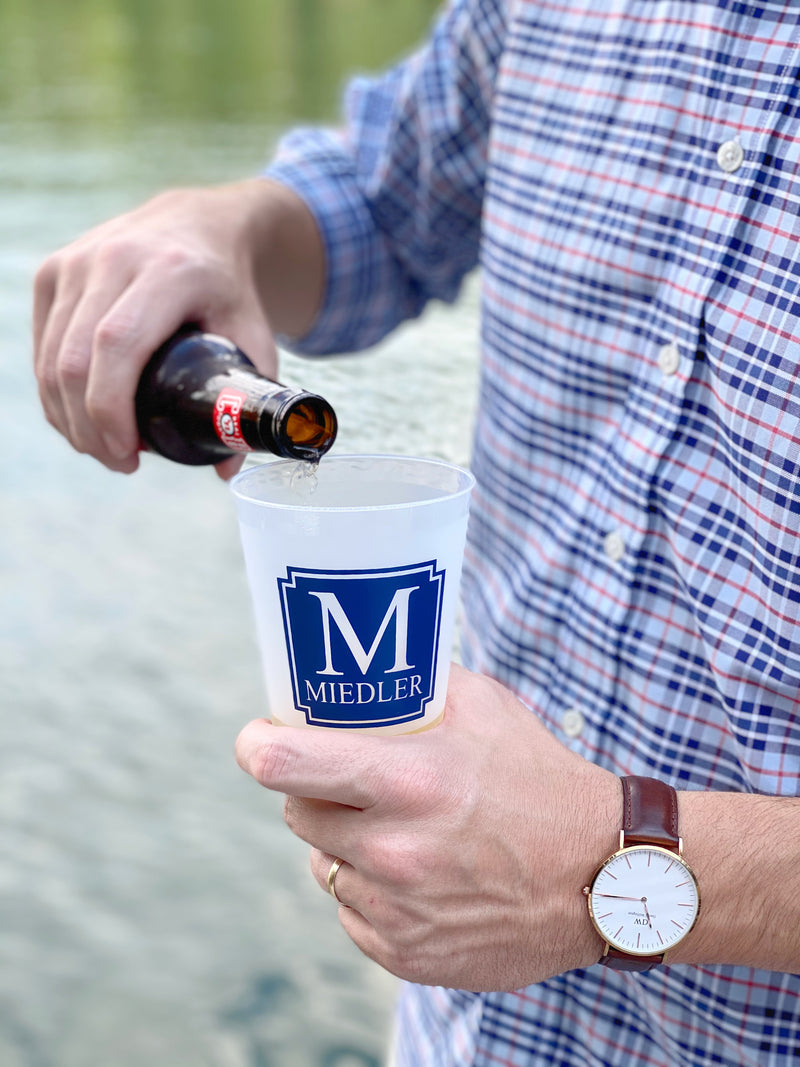 Monogrammed Frosted Cups, 9oz-24oz