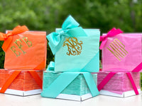 Monogrammed Cocktail Napkins