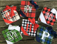 Tartan Plaid Cork Coasters