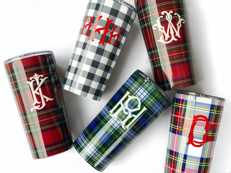 Tartan Plaid 20oz Tumbler